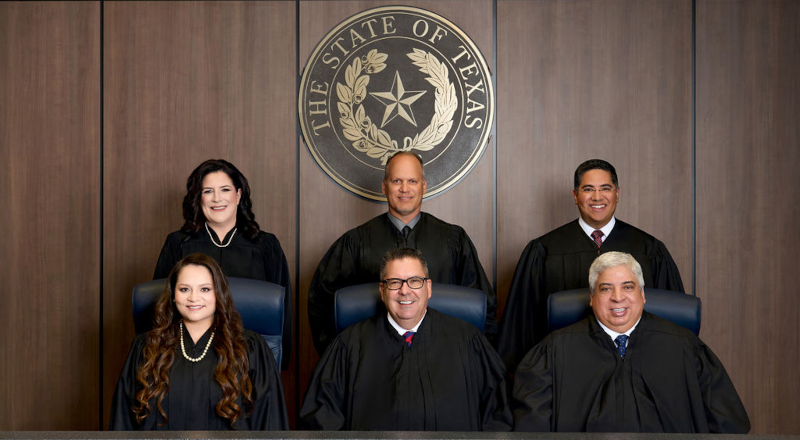 group photo of justices of the thirteenth court of appeals